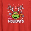 Boys' - Teenage Mutant Ninja Turtles - Happy Holidays Long Sleeve Graphic T-Shirt - 2 of 4