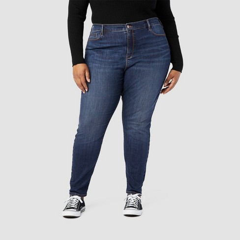 Denizen® From Levi's® Women's Plus Size High-rise Skinny Jeans - Virtual  Paradise 18 : Target