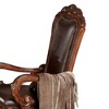 Acme Furniture Dresden Dining Chairs Brown Synthetic Leather/Cherry Oak Finish - 2 of 4