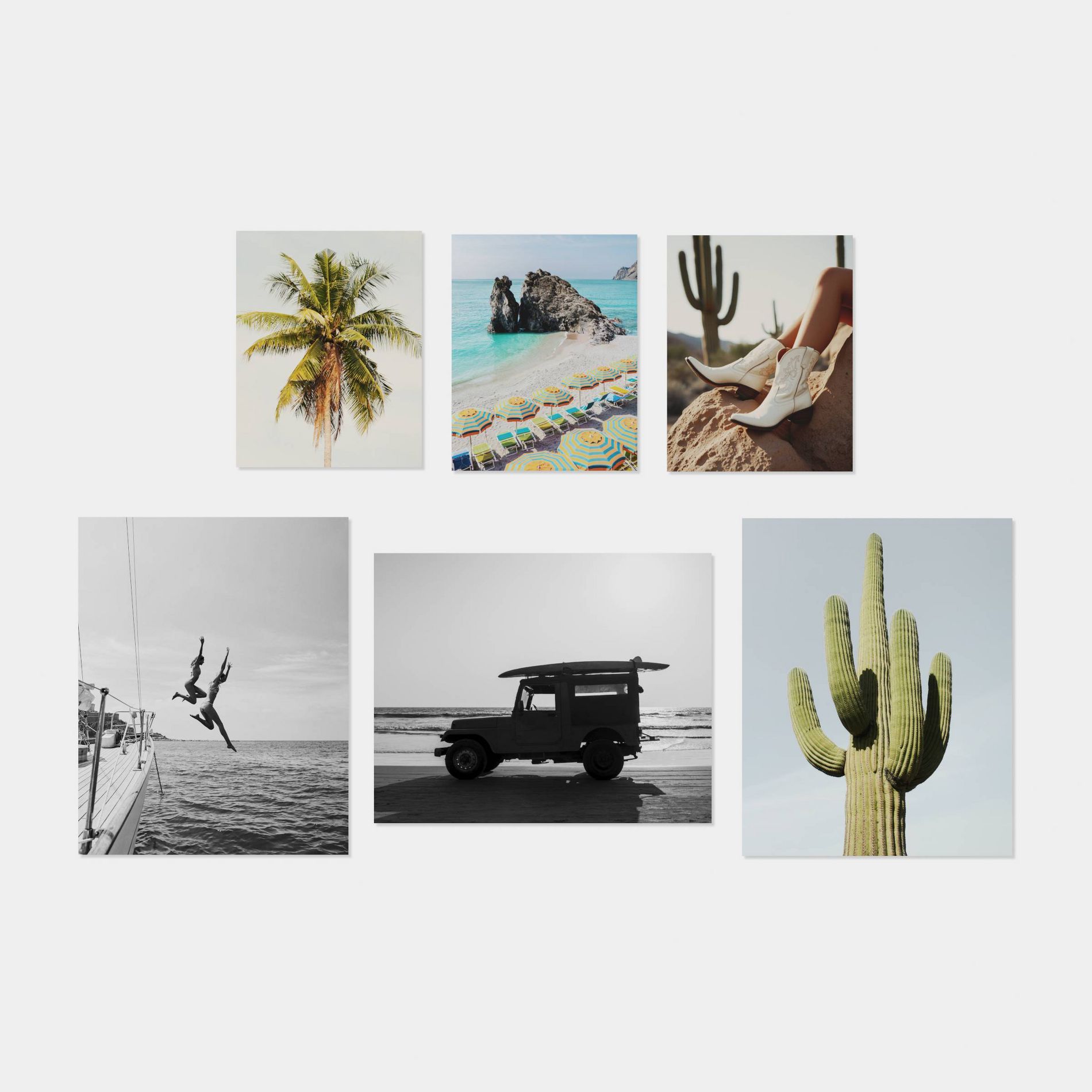 Set of 6 Photography Wall Art - Room Essentials™