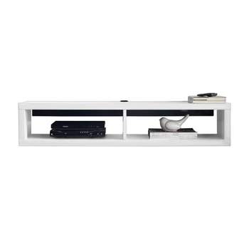 Wall Mounted Console TV Stand for TVs up to 50" White - Martin Furniture