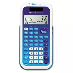 Texas Instruments TI-34 MultiView Scientific Calculator 16-Digit LCD TI34MULTIV