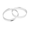 Unique Bargains 2.21inch ID Aluminum Alloy Car Hub Centric Rings Wheel Bore Center Spacer Silver Tone 4 Pcs - 2 of 4