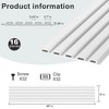 0.35 in. x 0.5 ft. x 4 ft. Composite Sound Absorbing Decorative Wall Paneling 16-Pack - 4 of 4