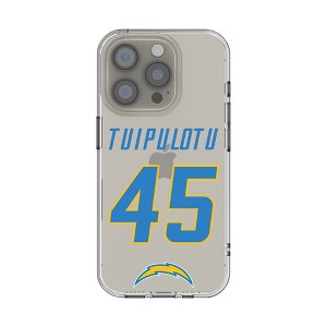 NFL Los Angeles Chargers Players Game Tactic Clear Cell Phone Case for Apple iPhone - 1 of 4