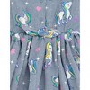 imagikids Girls Chambray Button Down Sleeveless Dress Toddler to Big Kid Sizes - 2 of 4