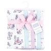Hudson Baby Infant Girl Flannel Burp Cloth 7pk, Garden Fairies, One Size - 2 of 4