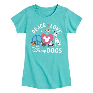 Girls' - Disney - Cats & Dogs Fitted Short Sleeve Graphic T-Shirt - 1 of 4
