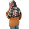 Women's Floral Color Block Hoodie - honeyme - 2 of 2