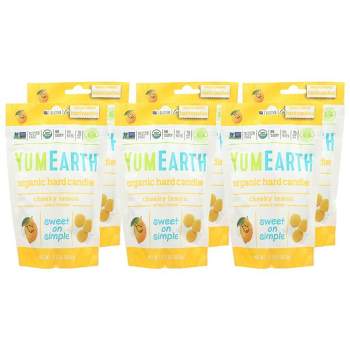 Yumearth Organic Cheeky Lemon Hard Candies - Case of 6/3.3 oz