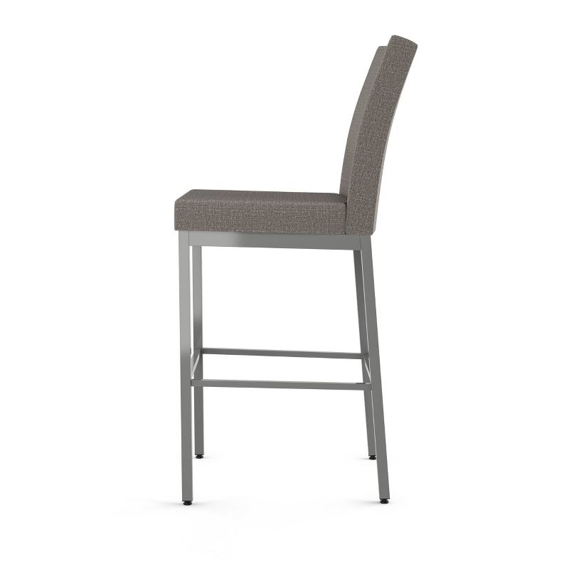 Amisco Perry Upholstered Barstool Silver/Gray, 4 of 8