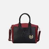 MKF Collection Collins Vegan Leather Handbag Women’s Tote Bag by Mia K - Burgundy - 2 of 4