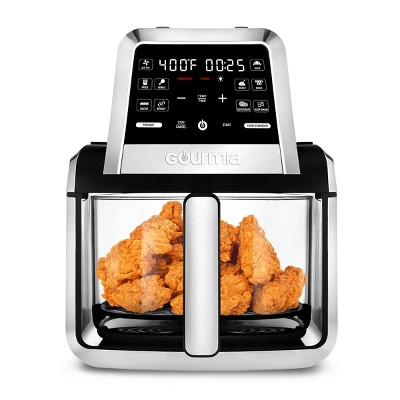 Gourmia 7-Qt. Fry ‘N Fold Digital Air Fryer with 10 Presets & Guided Cooking - Black