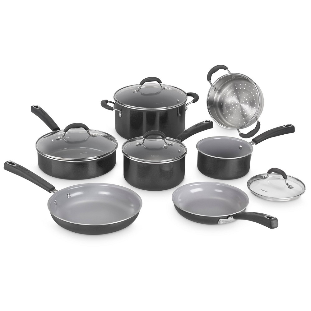 Cuisinart Ceramica XT 11pc Non-Stick Cookware Set - 54C-11BK