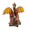Glitter Lab 6.25 In Red Dragon Ornament Hand Painted Glittered Tree Ornaments - 2 of 3