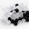 Camryn's BFF Medium Hair Beader Set - Black/Clear/White - 50pk - 4 of 4