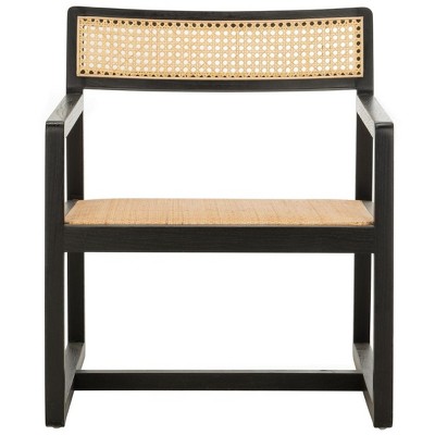 Lula Cane Accent Chair - Black/natural - Safavieh : Target