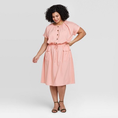 short sleeve utility dress