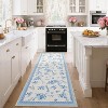 Non-Slip Hallway Runner, Soft Washable Coquette Purple Rug for Kitchen, Bedroom, & Nursery - 3 of 4
