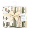 Hudson Baby Cotton Flannel Burp Cloths, Going On Safari 10-Pack, One Size - 2 of 4