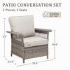 Buenhomino Outdoor Patio All-Weather Wicker Furniture Set - 4 of 4