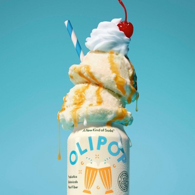 OLIPOP Cream Soda Prebiotic Drink - 4pk/12 fl oz
