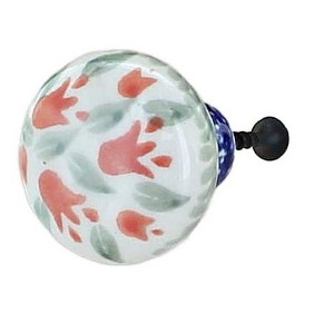 Blue Rose Polish Pottery 440 Ceramika Artystyczna Drawer Pull - 1 of 1