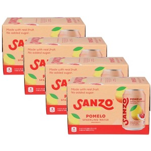 Sanzo Pomelo Sparkling Water - Case of 4/6 pack, 12 fz - 1 of 4