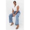 Women's Plus Size Karlee Pocket Wide Leg Jean - light denim | CITY CHIC - 3 of 4