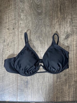 Black push up store bikini top target