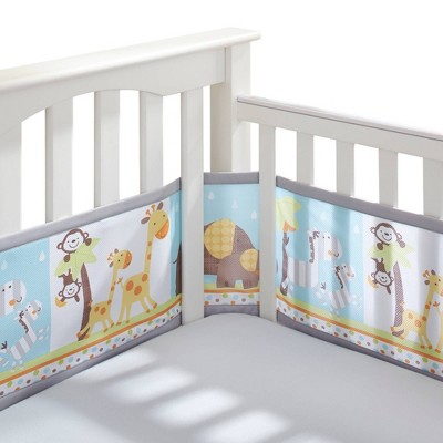 BreathableBaby Breathable Mesh Crib Liner - Classic Collection - Best Friends