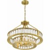 Crystorama Lighting Farris 6 - Light Chandelier in  Aged Brass - 4 of 4