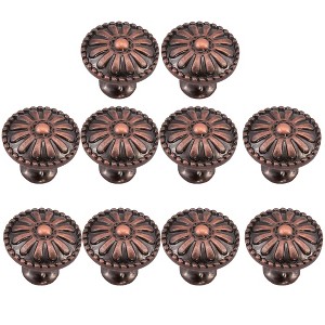 Unique Bargains Zinc Alloy DIY Corrosion-Resistant Dressing Table Cabinet Knob 10 Pcs - 1 of 4
