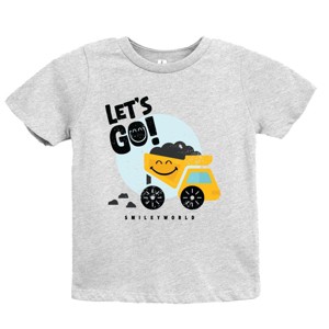 The Juniper Shop SmileyWorld Let's Go Dump Truck Youth Short Sleeve Tee - 1 of 4