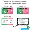 Big Dot of Happiness Witch Party Game Scratch Off Cards, Fun Activity for Kids, Pink and Green Birthday or Halloween Party Game for Girls - 22 Count - 4 of 4