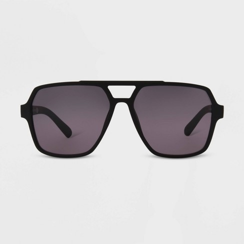 Mens square action plastic sunglasses J3-M2214AQ