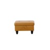 DOMETOUR Semi PU Synthetic Leather Storage Ottoman for Living Room or Bedroom Ginger - 2 of 4