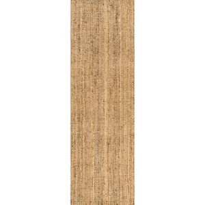 Nuloom Ashli Solid Farmhouse Jute Indoor Area Rug - 1 of 4