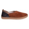 Cools 21 Paisley Two Tone Memory Foam Suede Slip on Flats - 2 of 4
