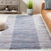 Rag Rug W/ Fringes RAR122 Flat Weave Indoor Rugs - Safavieh - 2 of 4
