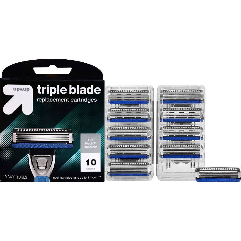 Men's Triple Blade Replacement Cartridges - up & up™, 6 of 10