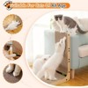 2PCS L-Shape Three-dimensional Cat Scratching board, Cat Scratching Post, 23.6 inch L-Shape Cat Scratching board with Ball toy - wall Mounted - 4 of 4