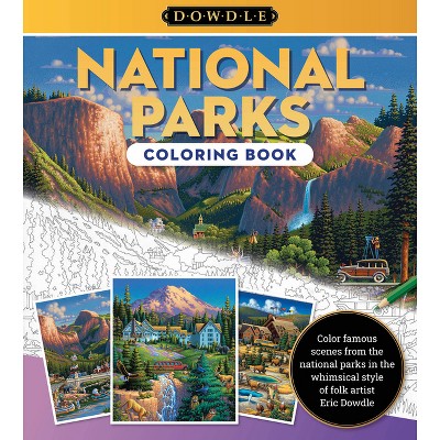 National Parks Coloring Book - (Dowdle Coloring Book) by  Eric Dowdle (Paperback)