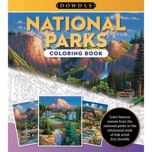 National Parks Coloring Book - (Dowdle Coloring Book) by  Eric Dowdle (Paperback) - 1 of 1