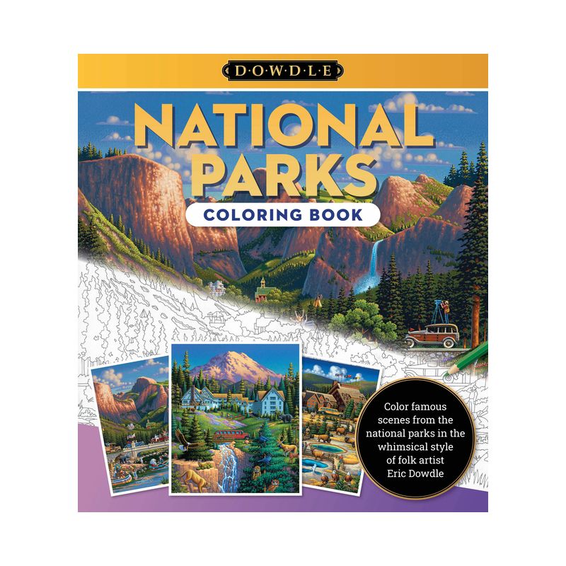 Eric Dowdle Coloring Book: National Parks - (Paperback), 1 of 2