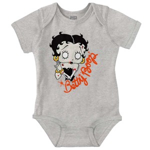 Betty Boop Zombie Cartoon Skeleton Baby Bodysuit Jumper Girls Brisco Brands - 1 of 2