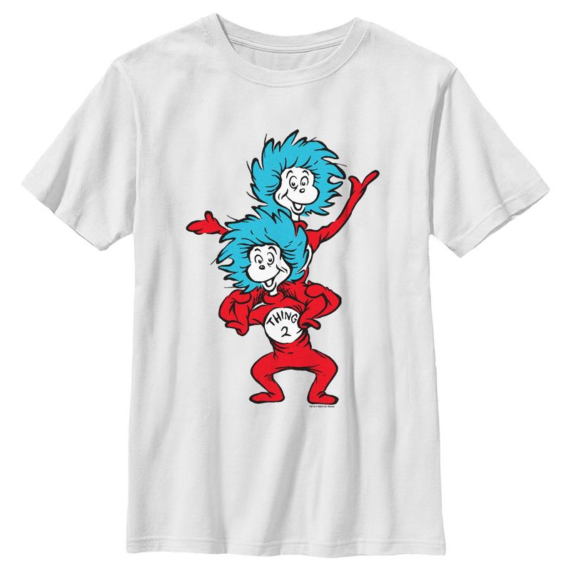 Boy's Dr. Seuss Thing 1 and Thing 2 T-Shirt, 1 of 5