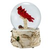 Kurt Adler 100MM Cardinals With Tree Musical Water Globe - 3 of 4