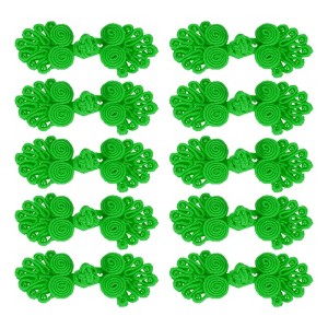 Unique Bargains Nylon Tang Suit Dress Sweater Handmade Sewing Fasteners Knot Closure Buttons 10 Sets - 1 of 4