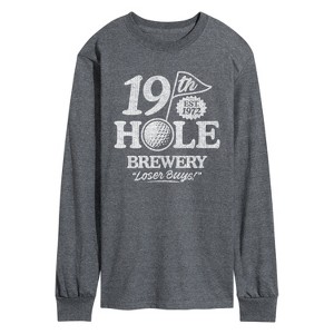 Men's - Instant Message - 19th Hole Brewery Long Sleeve Graphic T-Shirt - 1 of 4